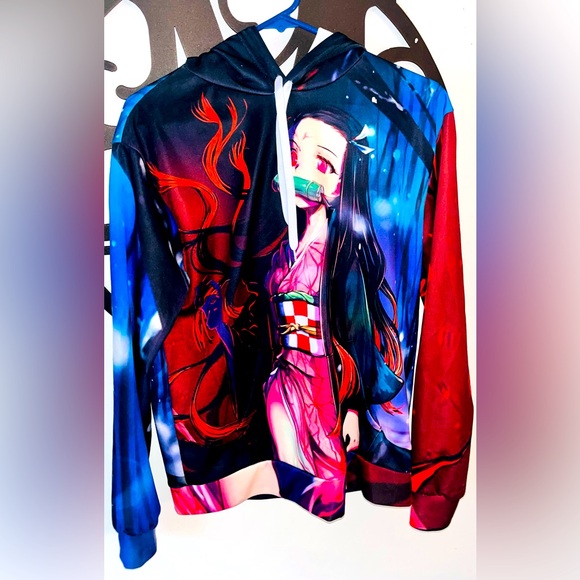Anime Tops - 🌑Anime Graphic Hoodie, Women's Size Small (New w/out Tags)🌑